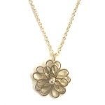 Collier 14kt geel goud, Diamant 2,0 VSI FG