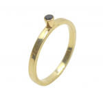 GSE Boeketring met zwarte diamant